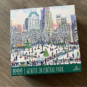 Michael Storrings Christmas in the City 1000-piece puzzle by Galison